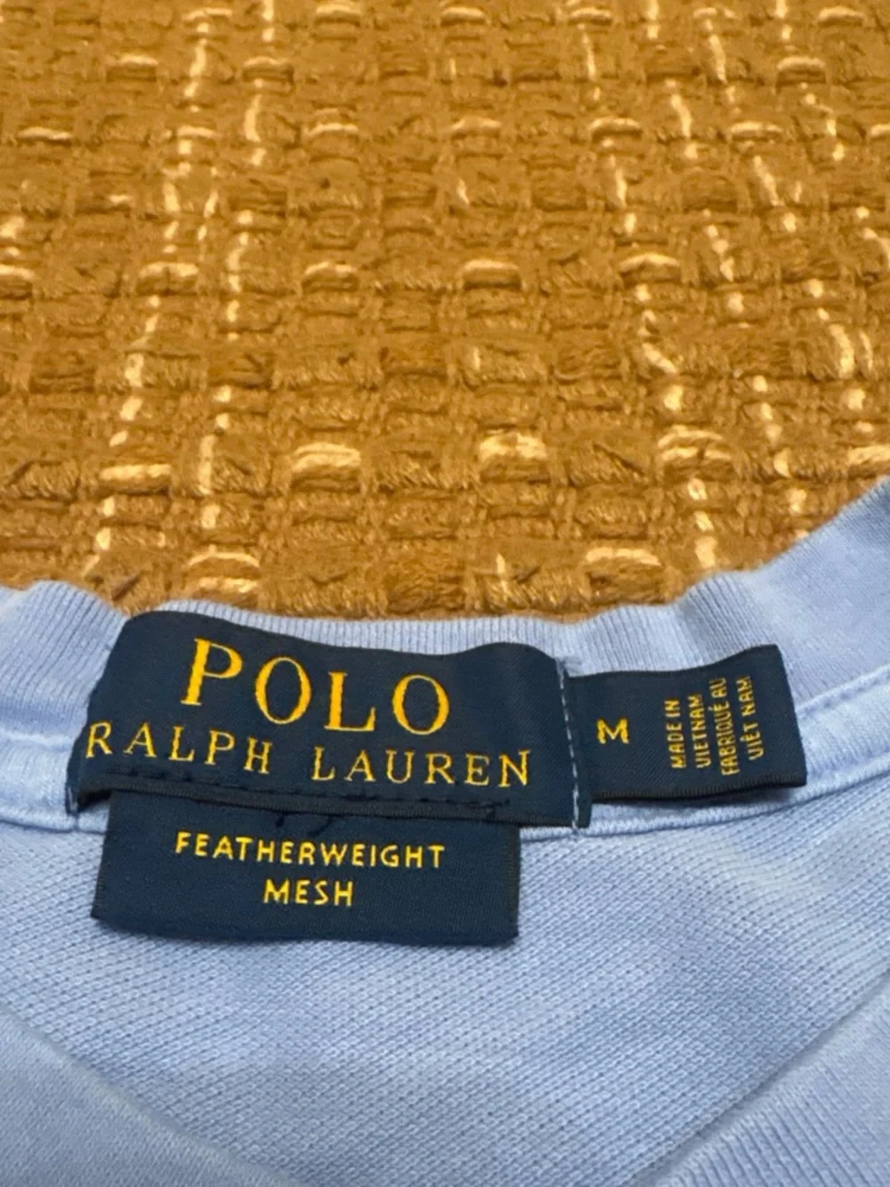 Polo by Ralph Lauren Sky Blue Henley Short Sleeve Shirt